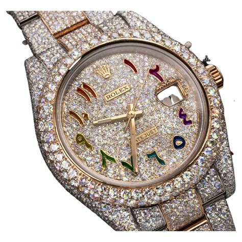 hublot iced out price|iced out rolex arabic dial.